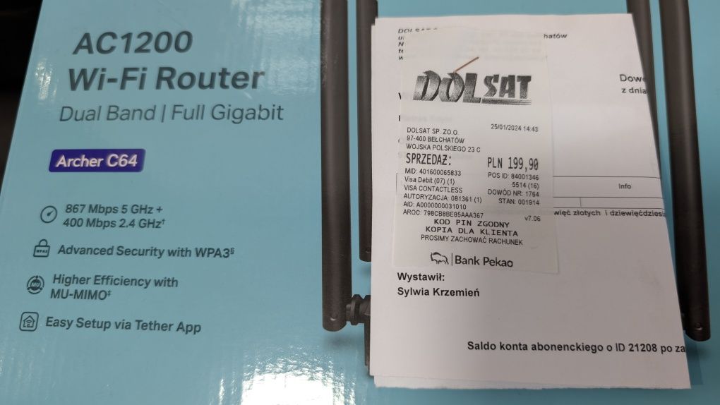 Router TP -Link Archer C6 AC 1200