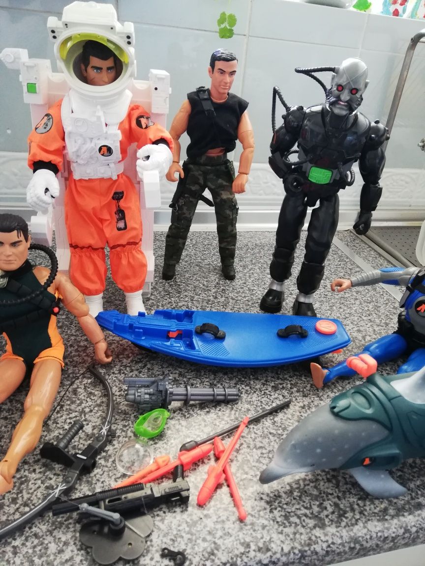 Coleção de Action Man como novos