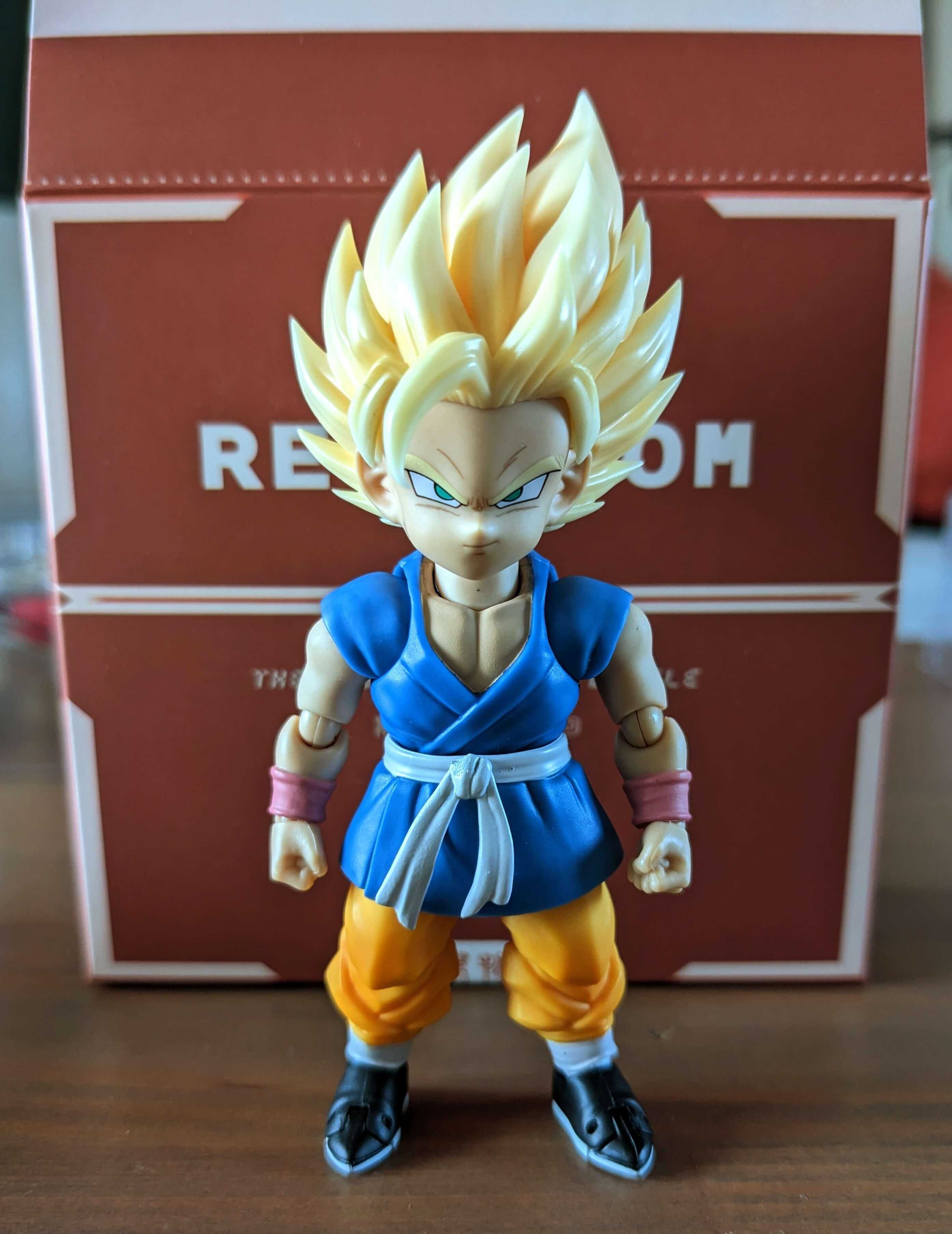 Główki SSJ/SSJ2 dla S.H. Figuarts Goku GT Kid od Recustom