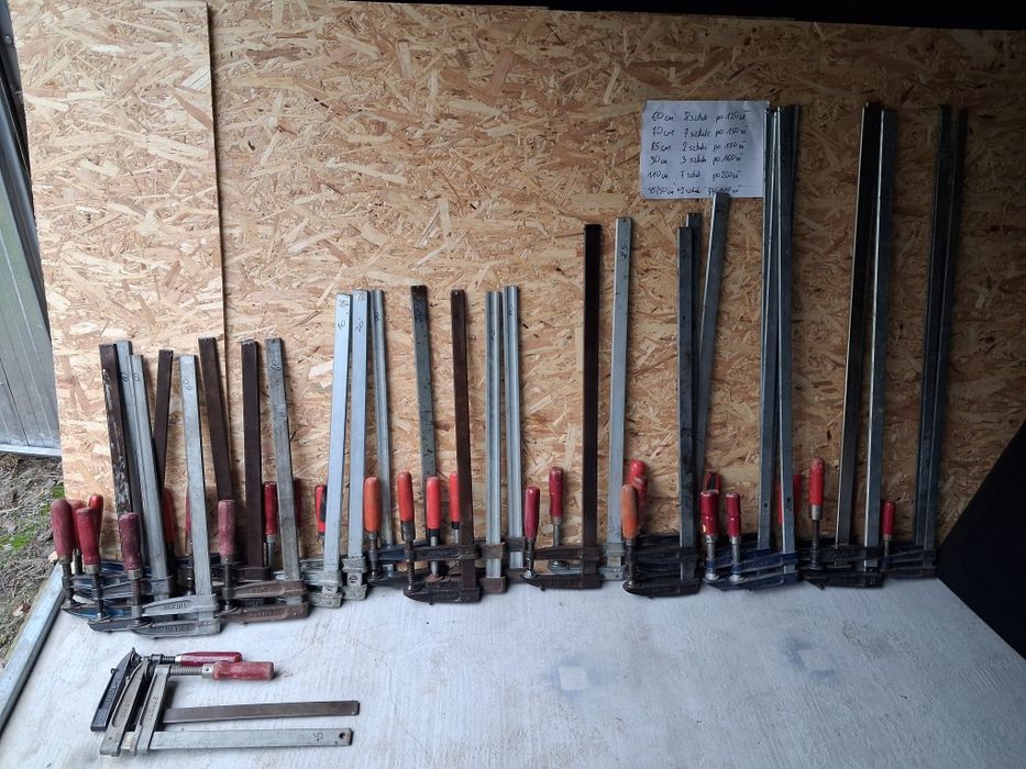 Ściski stolarskie długie od 60cm do 110cm  Niemieckie