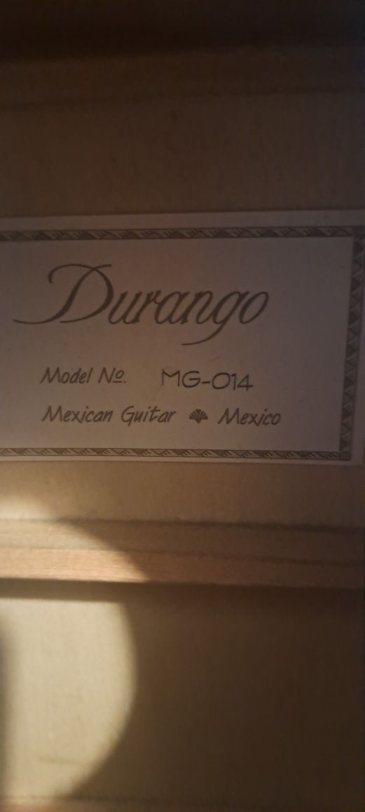 Gitara akustyczna Durango model MG-014