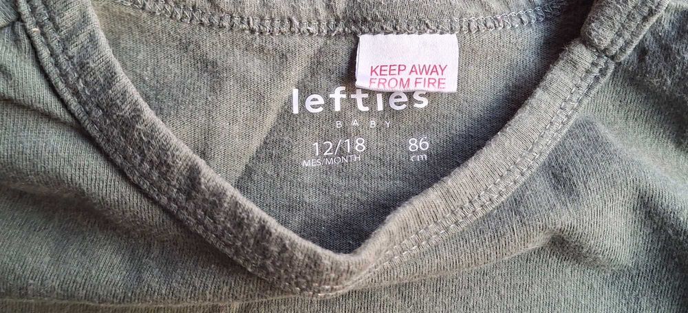 Camisola Fina Verde Lefties 12-18 meses