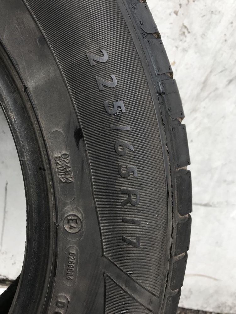 Шины Dunlop GrandTrack Touring A/S 225/65r17 Пара Лето Б/у Оригинал