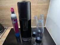 Soda Stream saturator,naboje 2szt,butelki 4 szt