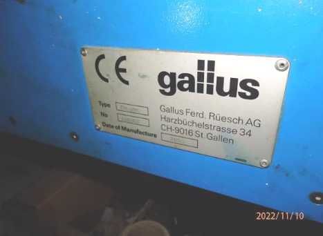 Syndyk sprzeda maszynę fleksograficzną GALLUS EM280UV 8 - kolorowa