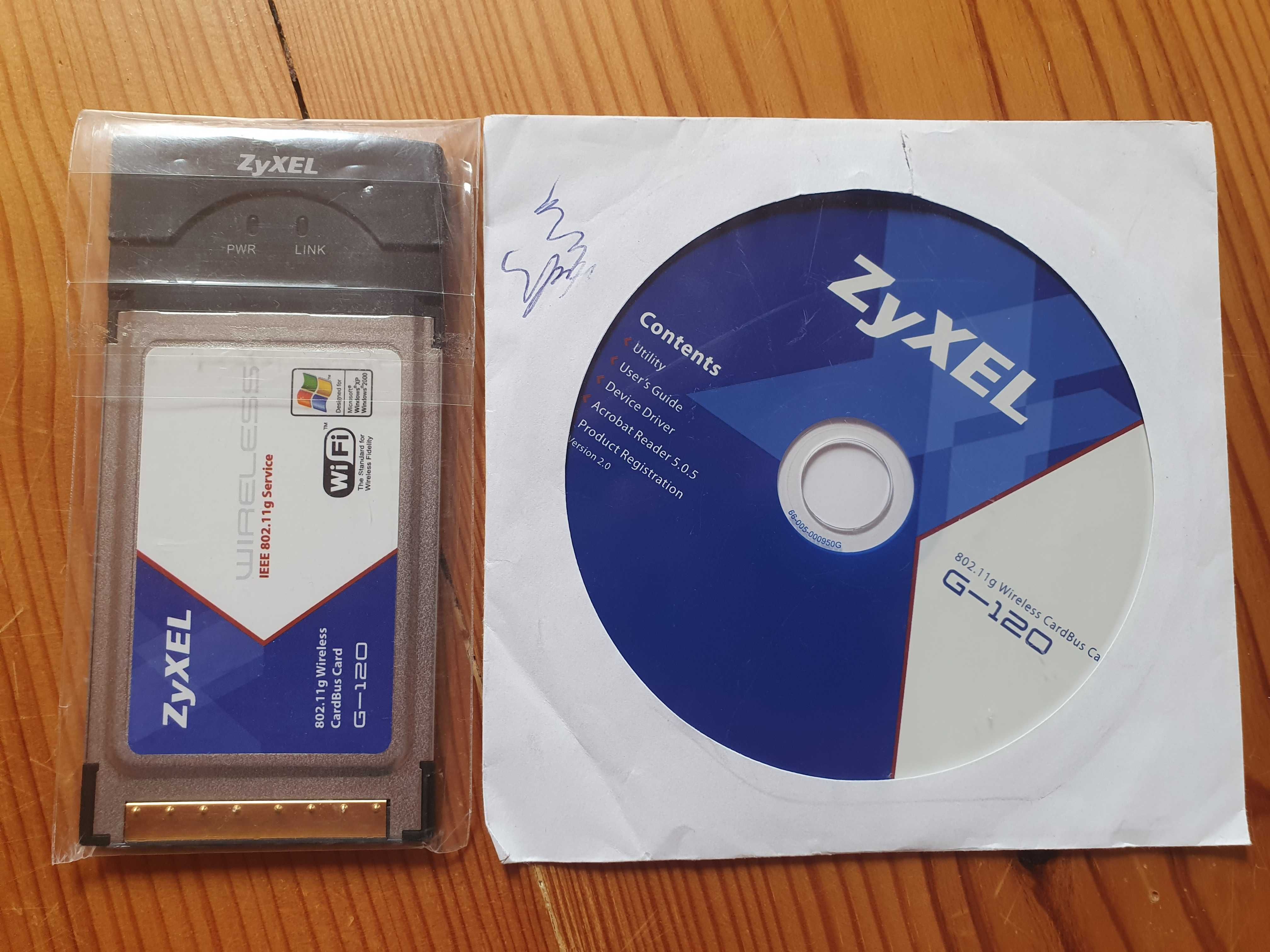 ZyXEL 802.11a/b/g Wireless CardBus Card laptop/desktop