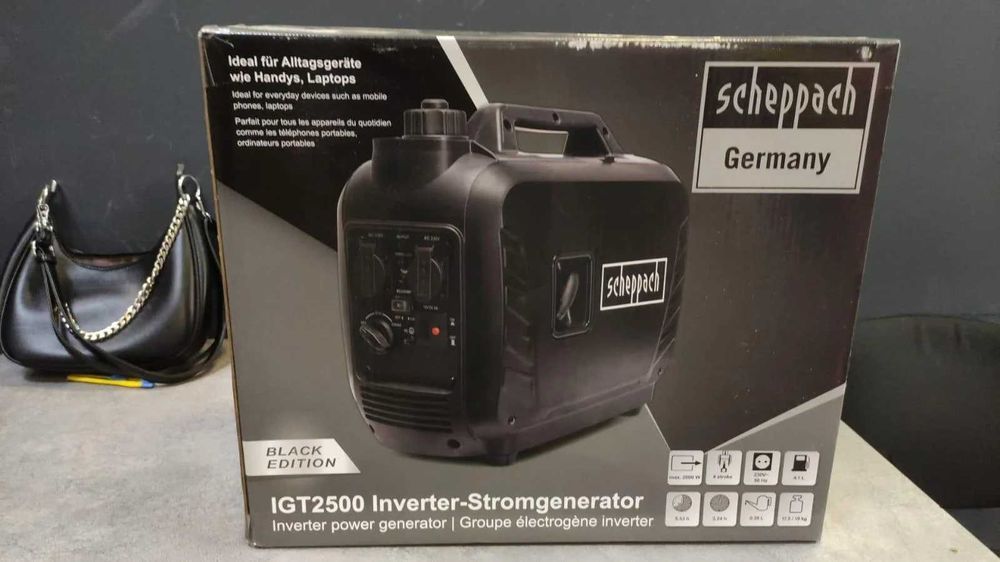 Генератор інверторний Scheppach IGT2500 Black Edition