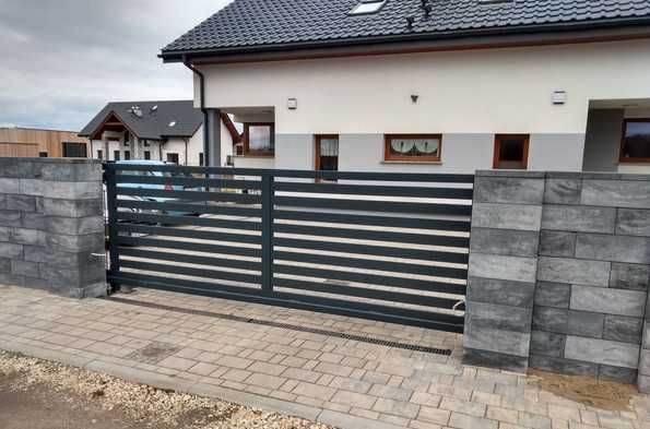 Ogrodzenie panelowe podmurówka panele ogrodzeniowe brama panelowa