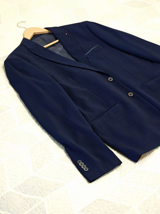 Мужской пиджак Reserved синего цвета XL