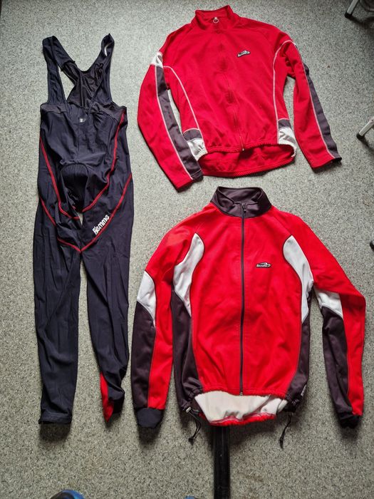 Komplet ciuchów kolarskich XL wiosna/jesien