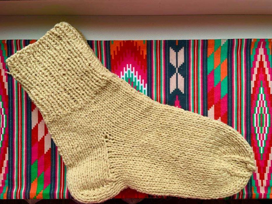 В'язані носки (шпицями)