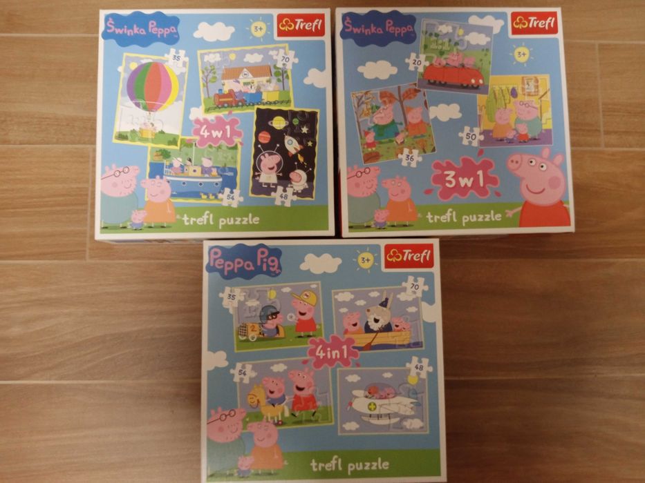 puzzle Świnka Peppa 11 układanek