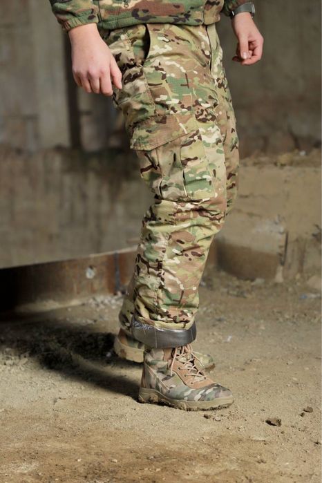 Штани зимові мультикам на омні хіт. Ватніки omni heat. Тактичні штани