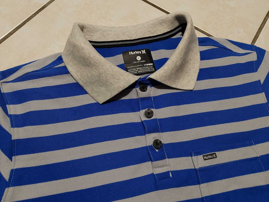 HURLEY USA - NOWA! z LOGO Koszulka Polo Męska rozmiar XS