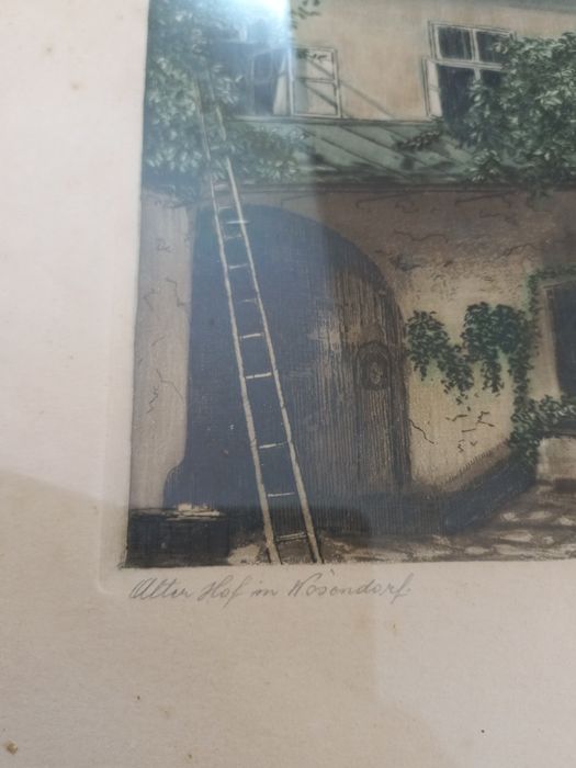 Stary kolorowy obrazek w formie grafiki?