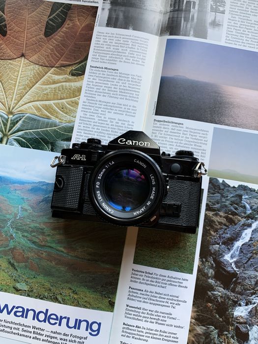 Canon A-1 with Canon nFD 50mm f1.4