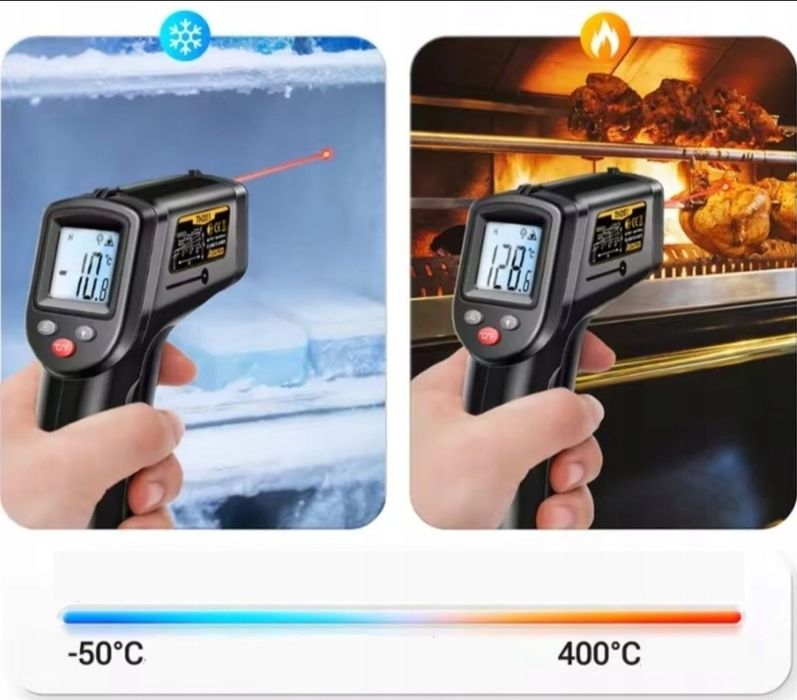 Termometr cyfrowy miernik temperatury na podczerwień - ANENG TH201