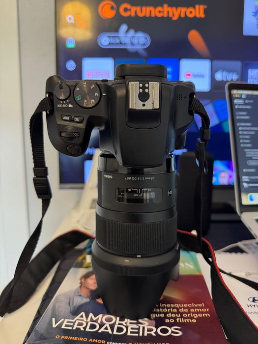 Canon 250D & Lentes 35 mm 1.4 da sigma