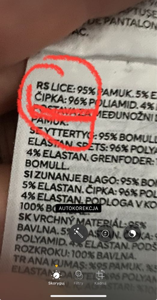 Stringi H&M bawełna 96%+ koronka