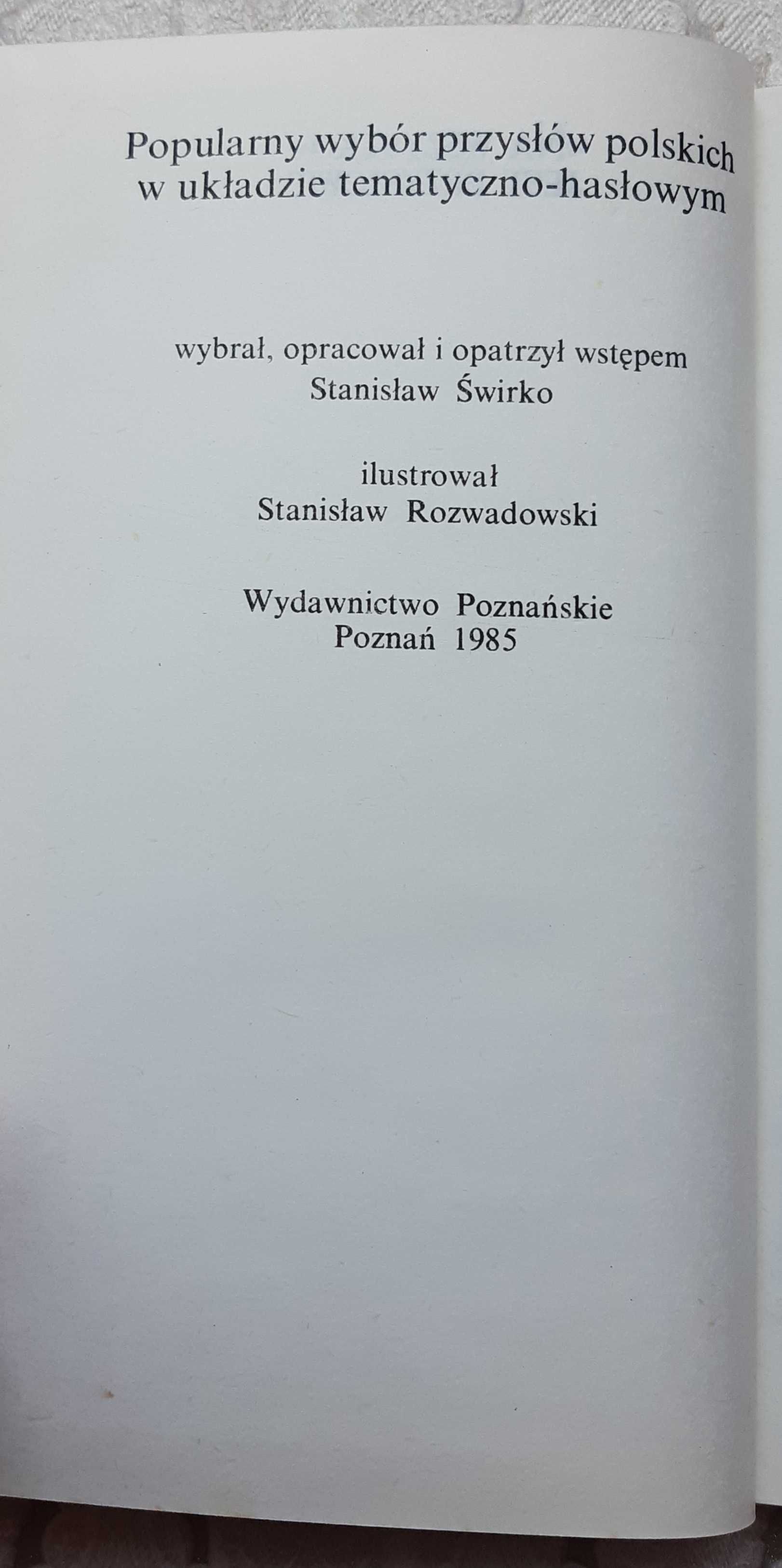 Książka "Na wszystko jest przysłowie" Świrko