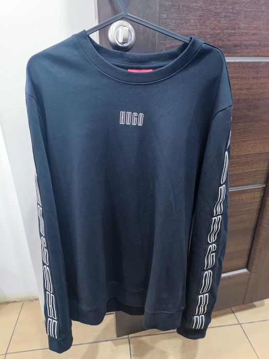 Мужской черный свитшот , кофта hugo boss (М -Л)