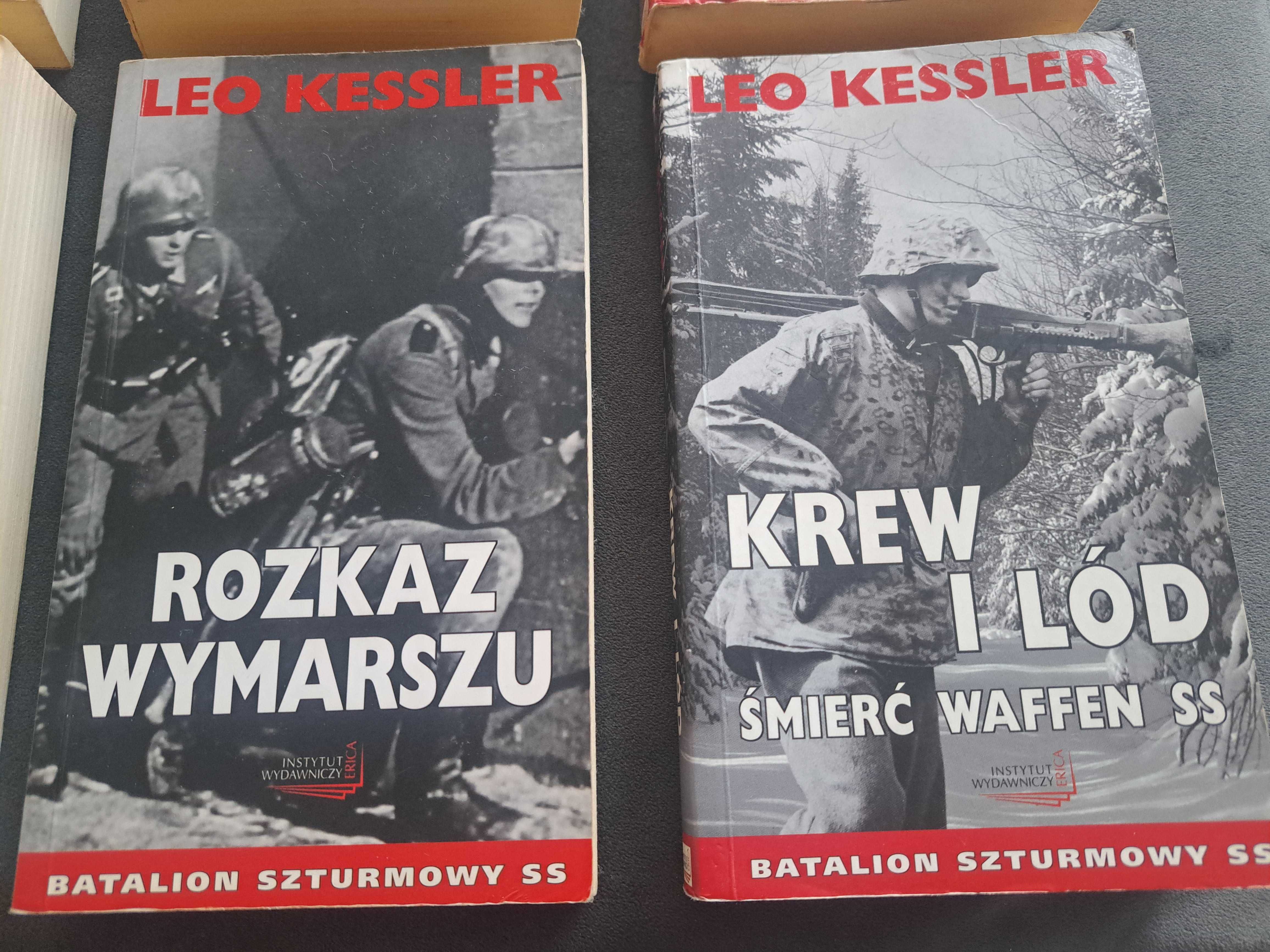 Książki wojenne Leo Kessler 8 sztuk