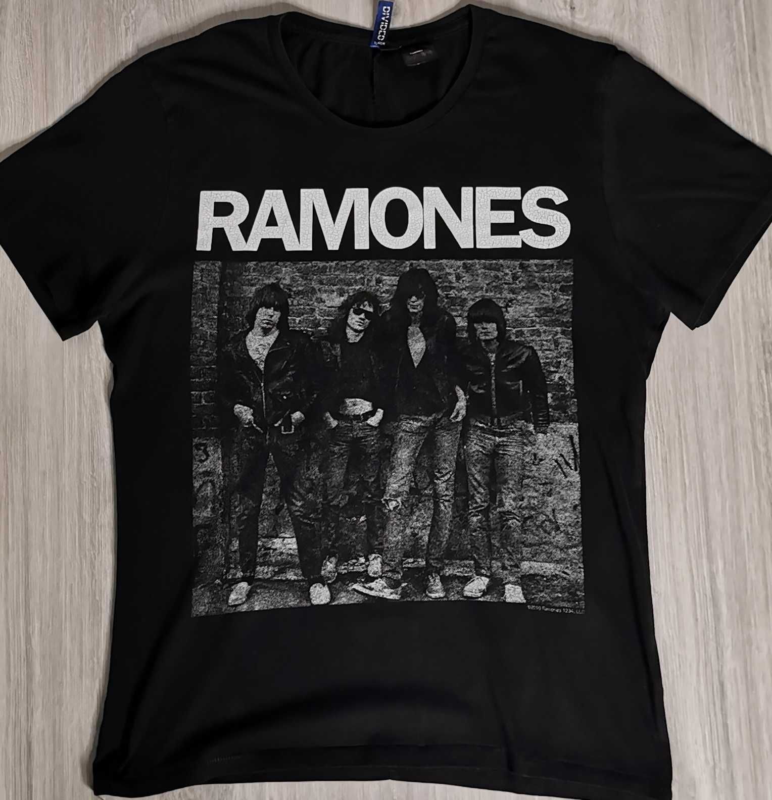 T-shirt koszulka zespół Ramones Joey Dee Johny Ramone big print M