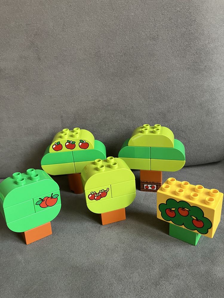 Lego duplo klocki sad, drzewa, skosy