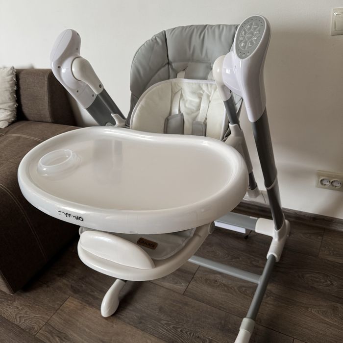 Крісло гойдалка та для годування 2в1 Carello Cascata