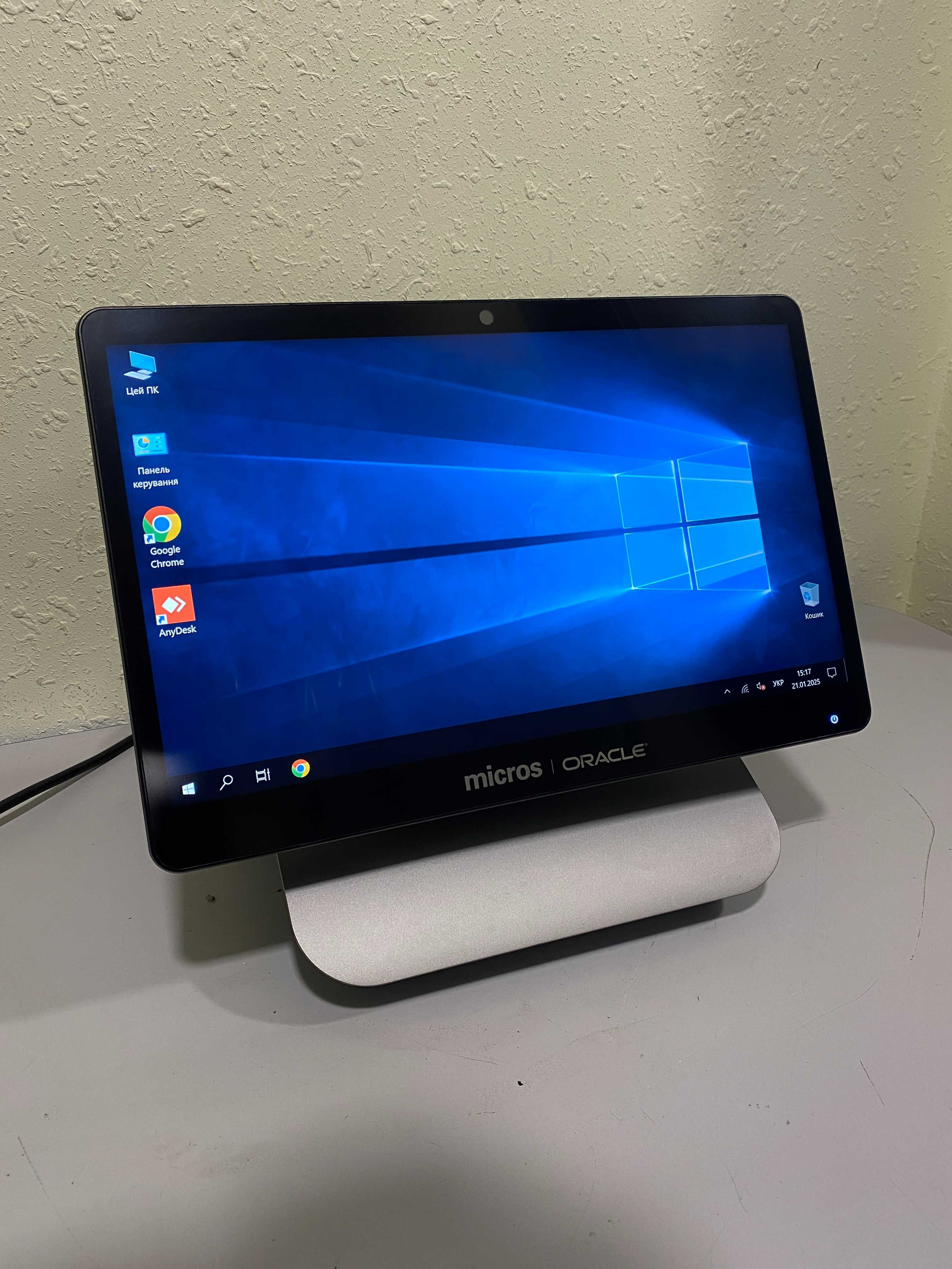 Сенсорний POS-термінал Micros 625x DDR4 8Gb SSD M.2 NVMe 128Gb Wi-Fi