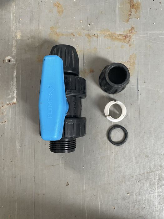 Valvula plimex de pvc para rega