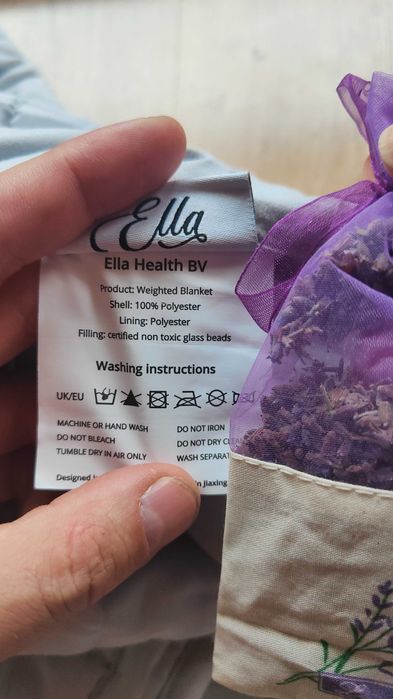 ELLA Koc Obciążeniowy 135x200 7kg Bawełna Antystresowy Terapia