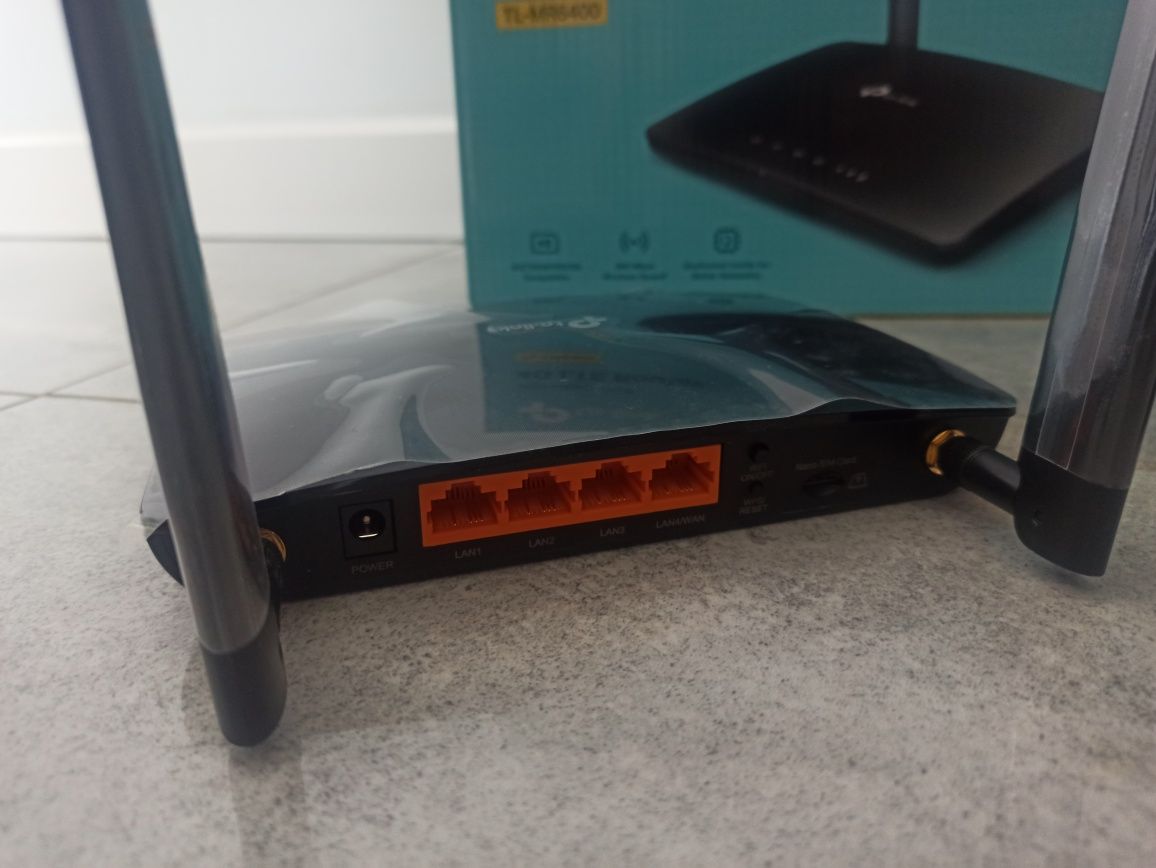 Router TP-LINK Gwarancja TL-MR6400 4G LTE, WIFI N 300Mbps