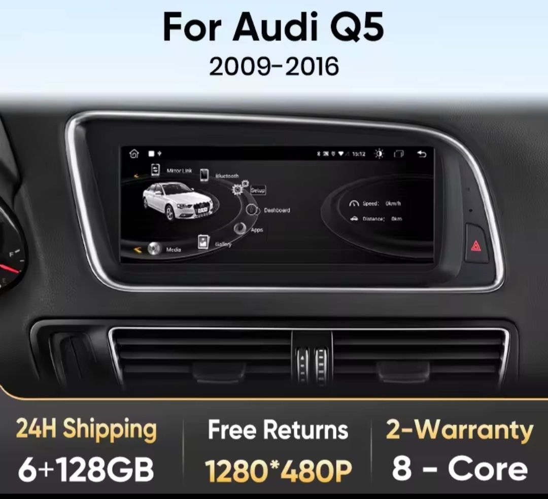 Radio nawigacja AUDI Q5 Android Carplay AndroidAuto