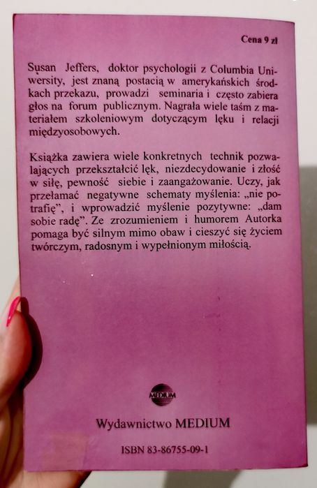 Mimo lęku Sushan Jeffers unikat