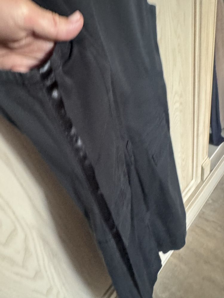 Suknia max mara czarny ala jeans