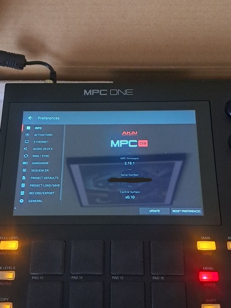 Akai MPC One black