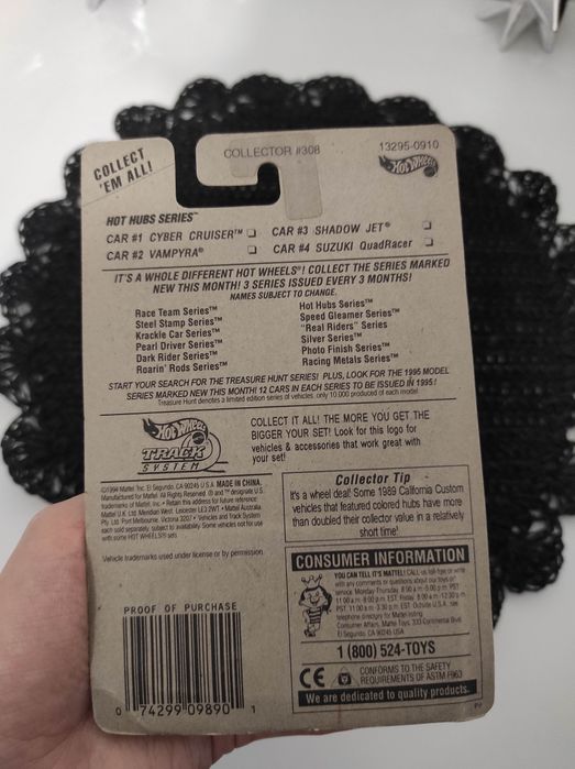 Hot wheels Vampyra auto stare unikat 1994 fioletowe