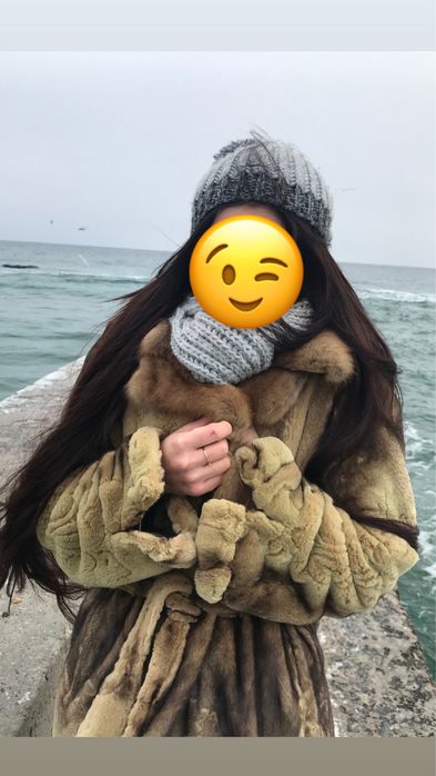 Norkowe  futro z kotnierzem z sobola.