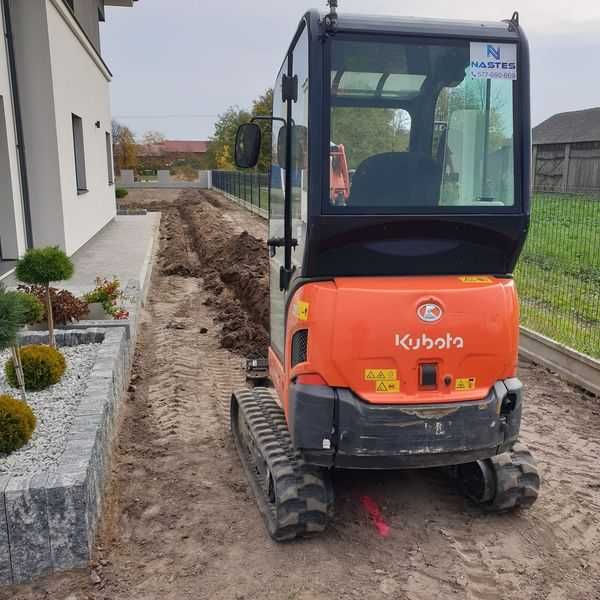 Usługi koparko ładowarką WISZNICE  wywrotką koparko ładowarka