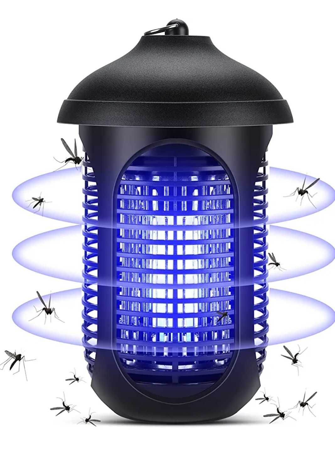 Lampa owadobójcza UV na komary ćmy muchy LED 20W 4000V mocna Yissvic