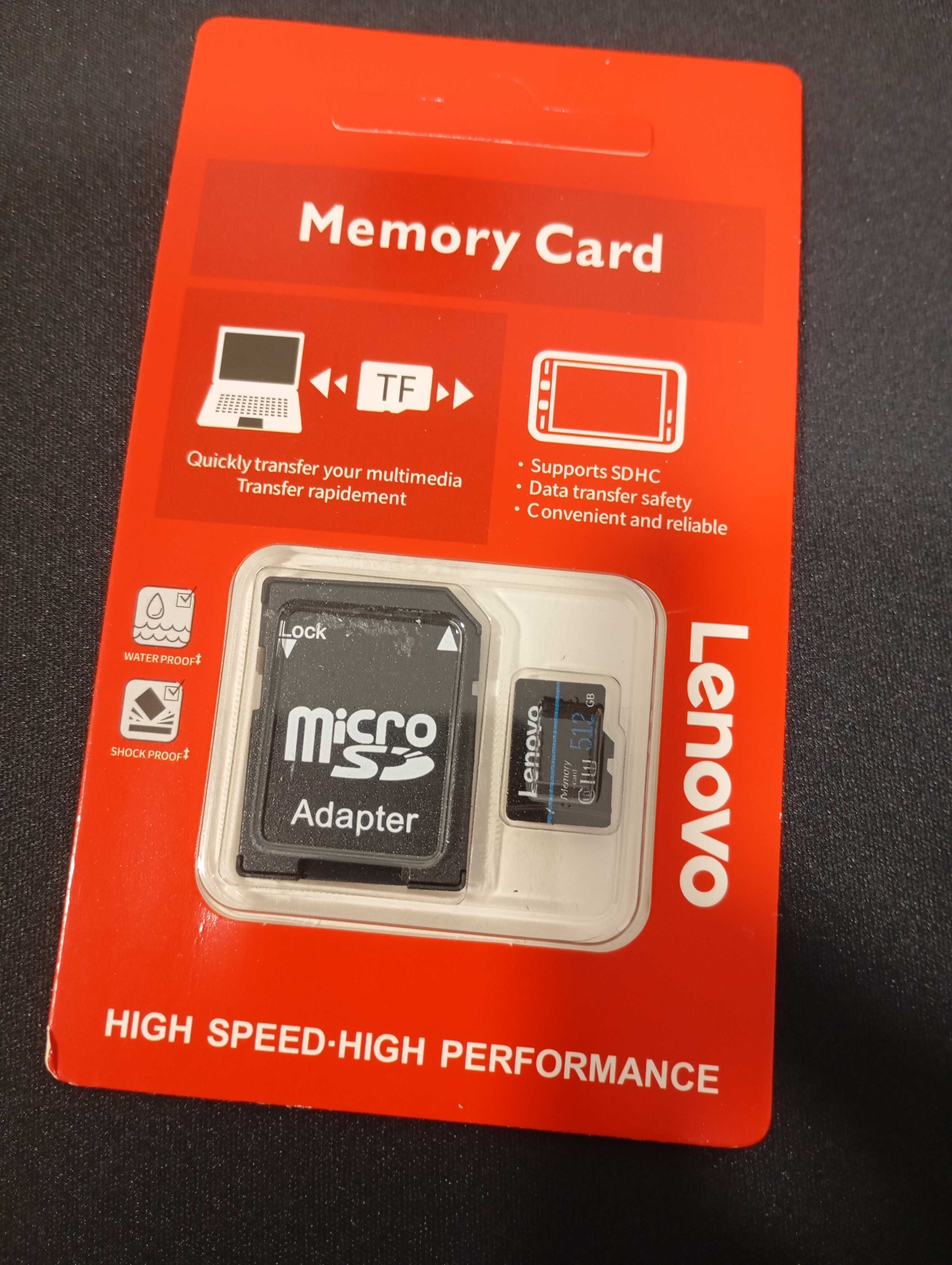 Cartão Micro SD Lenovo 512gb