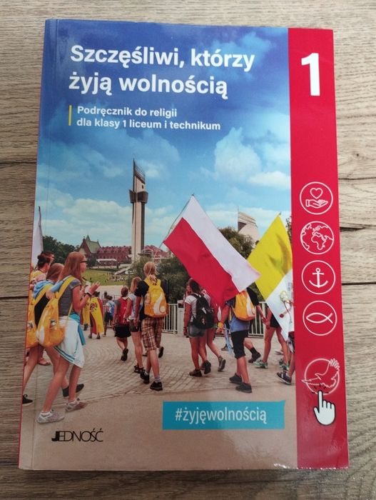 Książka do Religii Szczęśliwi, którzy żyją wolnością, klasa 1