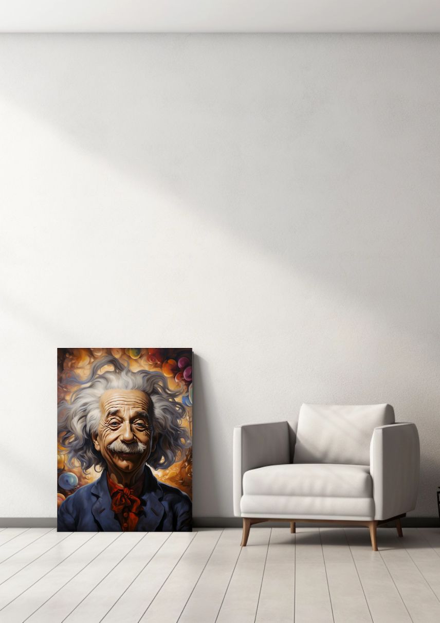 Piękne Umysły - Einstein v2 plakat A2 (42x59,4cm)