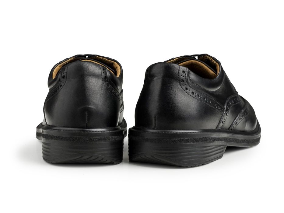 Sapatos Novos! Modelo Classic Walker Brogue, cor: Preto (airline shoes