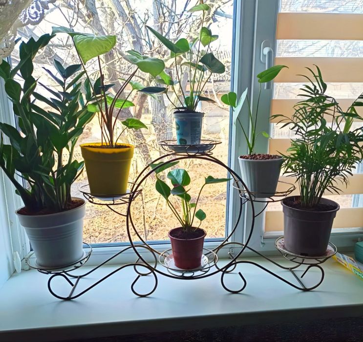 Підставка для квітів на 6 чаш «Карета», подставка для цветов