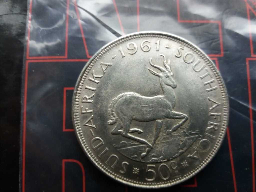 50 centów 1961r. Afryka Południowa Sudan-Stan