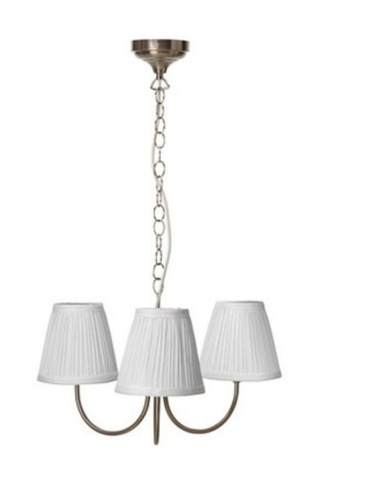 Żyrandol biały ikea