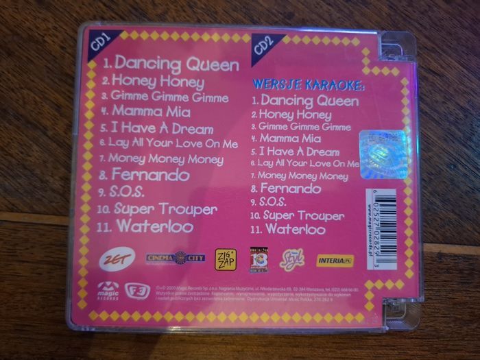 CD x 2 Mamma Mia! Kids /z Karaoke/ 2009 Magic Records