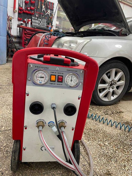 Промивка радіатора пічки стендом та системи охолодження ДВС